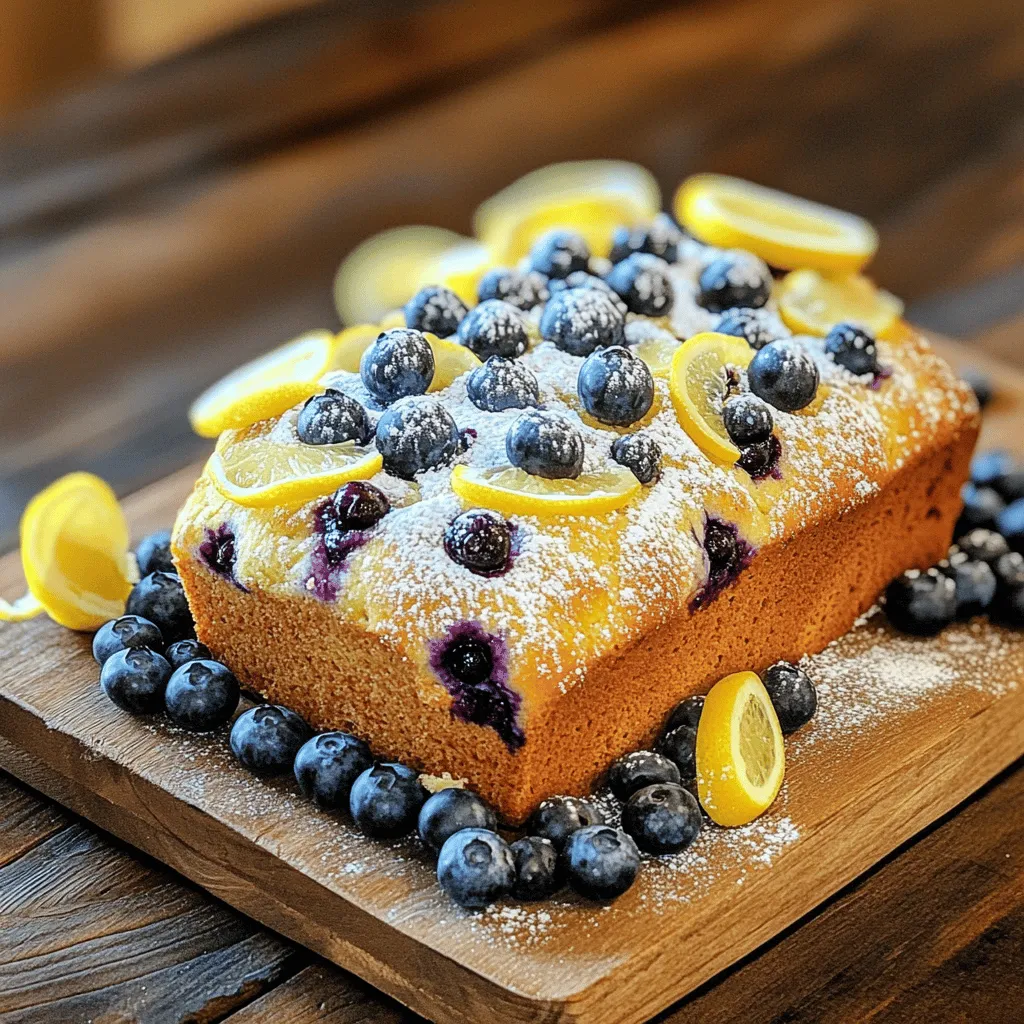 Lemon Blueberry Bread Fresh and Flavorful Delight