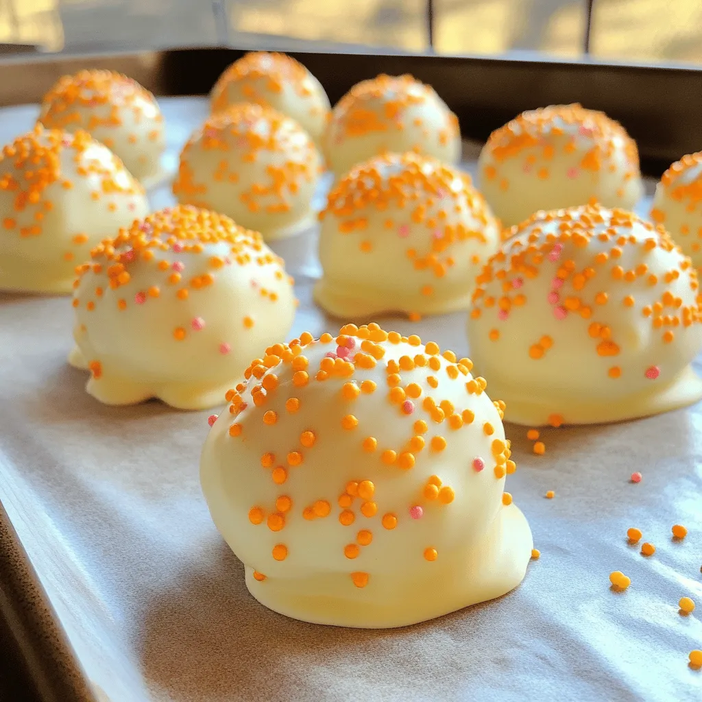No-Bake Orange Creamsicle Truffles Easy and Fun Treat