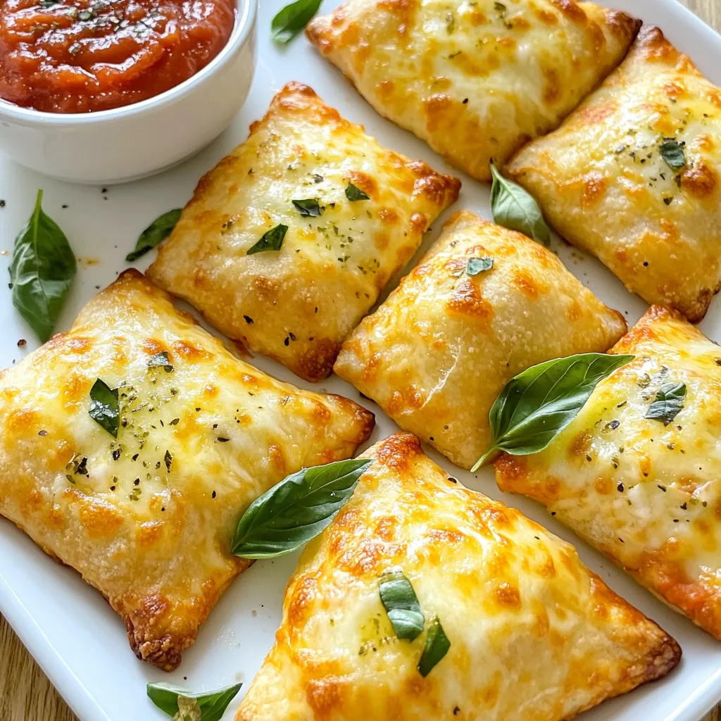 Cheesy Pizza Pockets Tasty and Easy Snacks