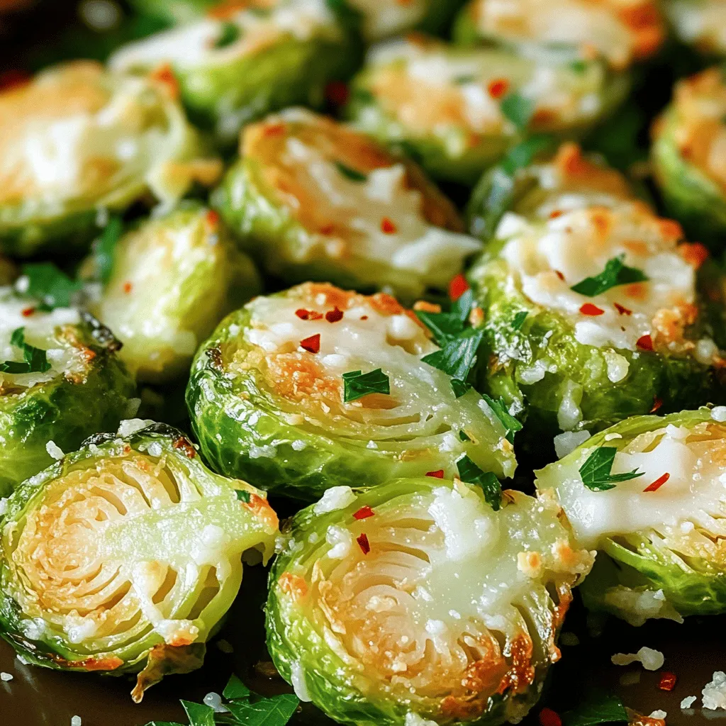 Garlic Parmesan Roasted Brussels Sprouts Delight Recipe