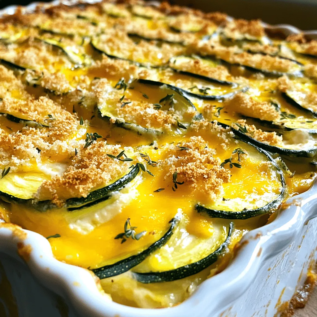 Cheesy Zucchini Casserole Simple and Tasty Recipe