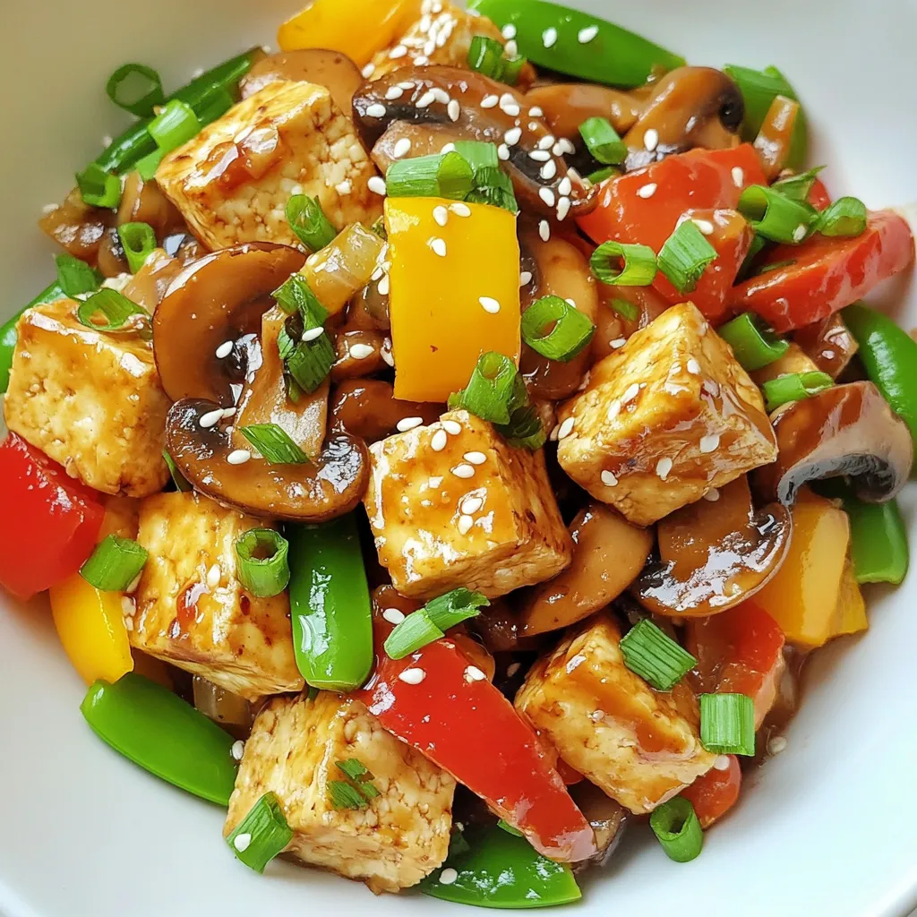 Mushroom Tofu Stir Fry Flavorful and Quick Recipe