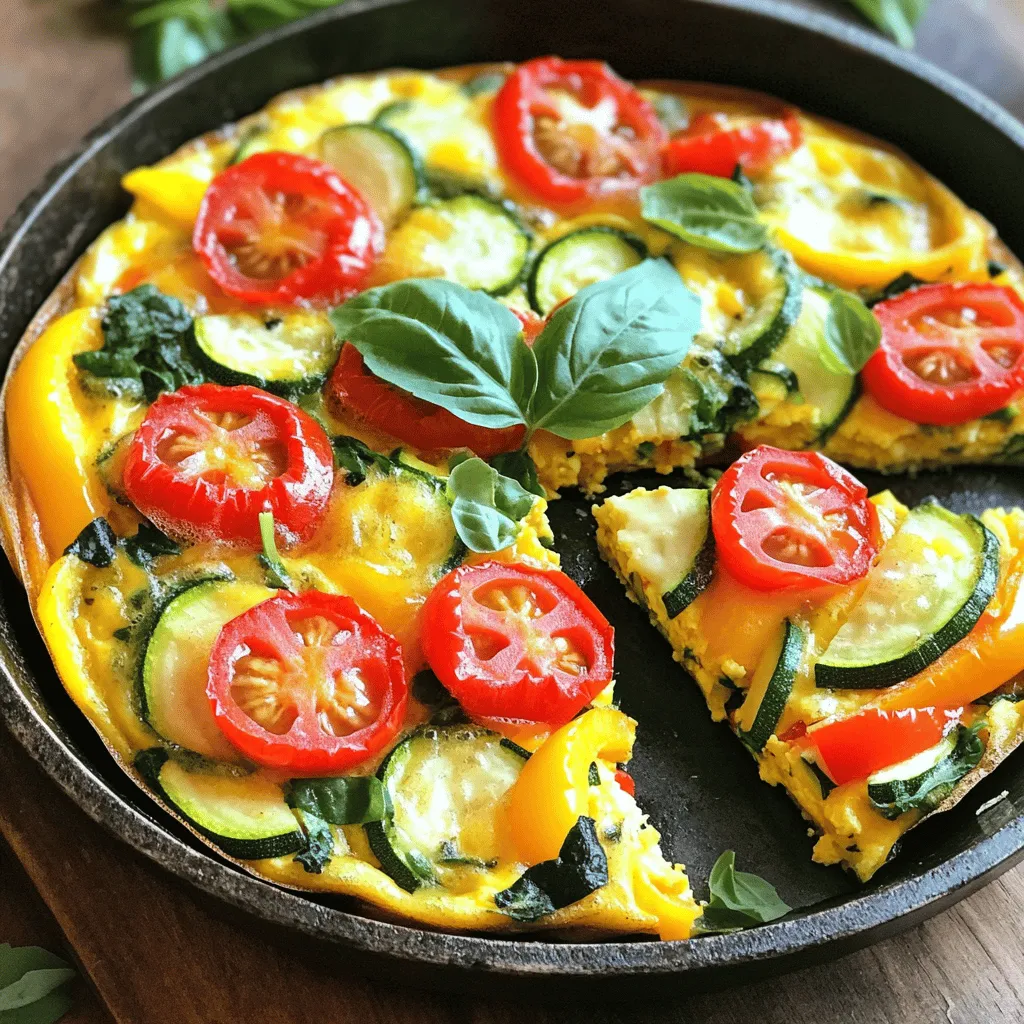Easy Vegetable Frittata Simple and Healthy Recipe