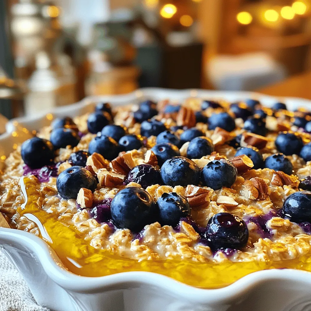 Blueberry Oatmeal Bake Tasty and Nutritious Snack