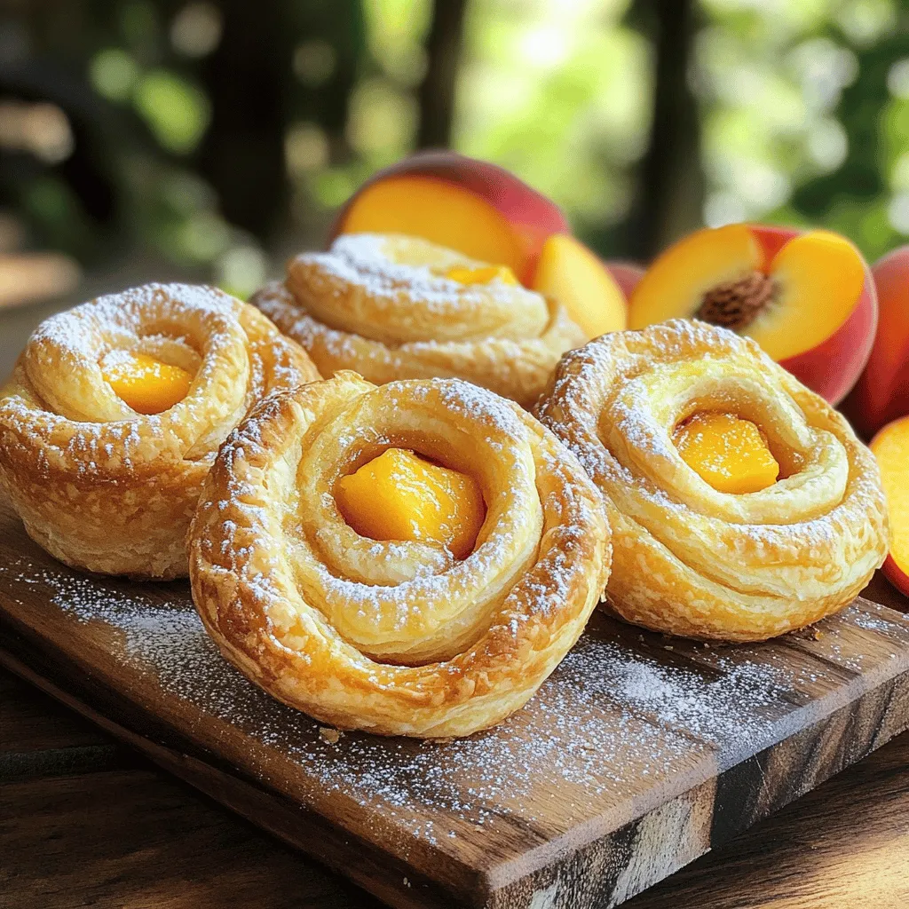 Peach Pie Cruffins Delicious and Easy Recipe