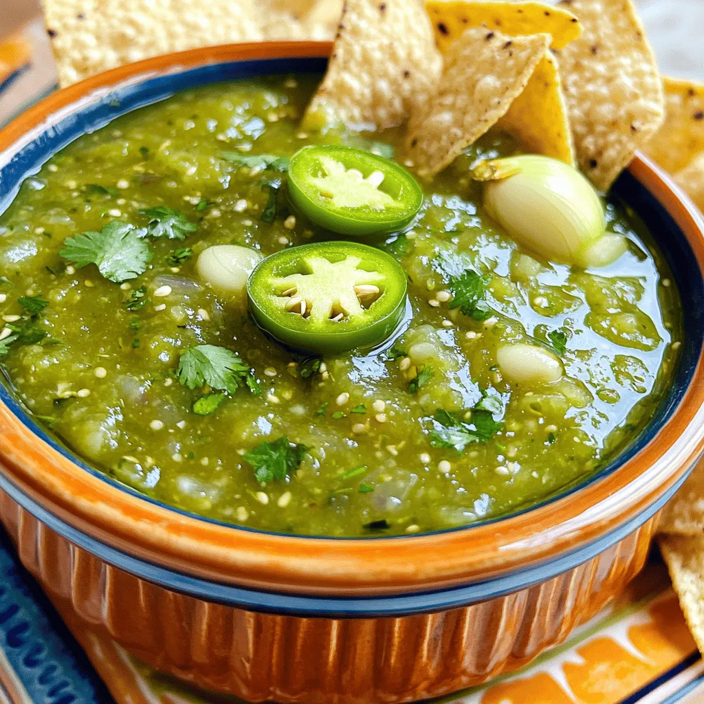 Homemade Salsa Verde Fresh and Flavorful Recipe