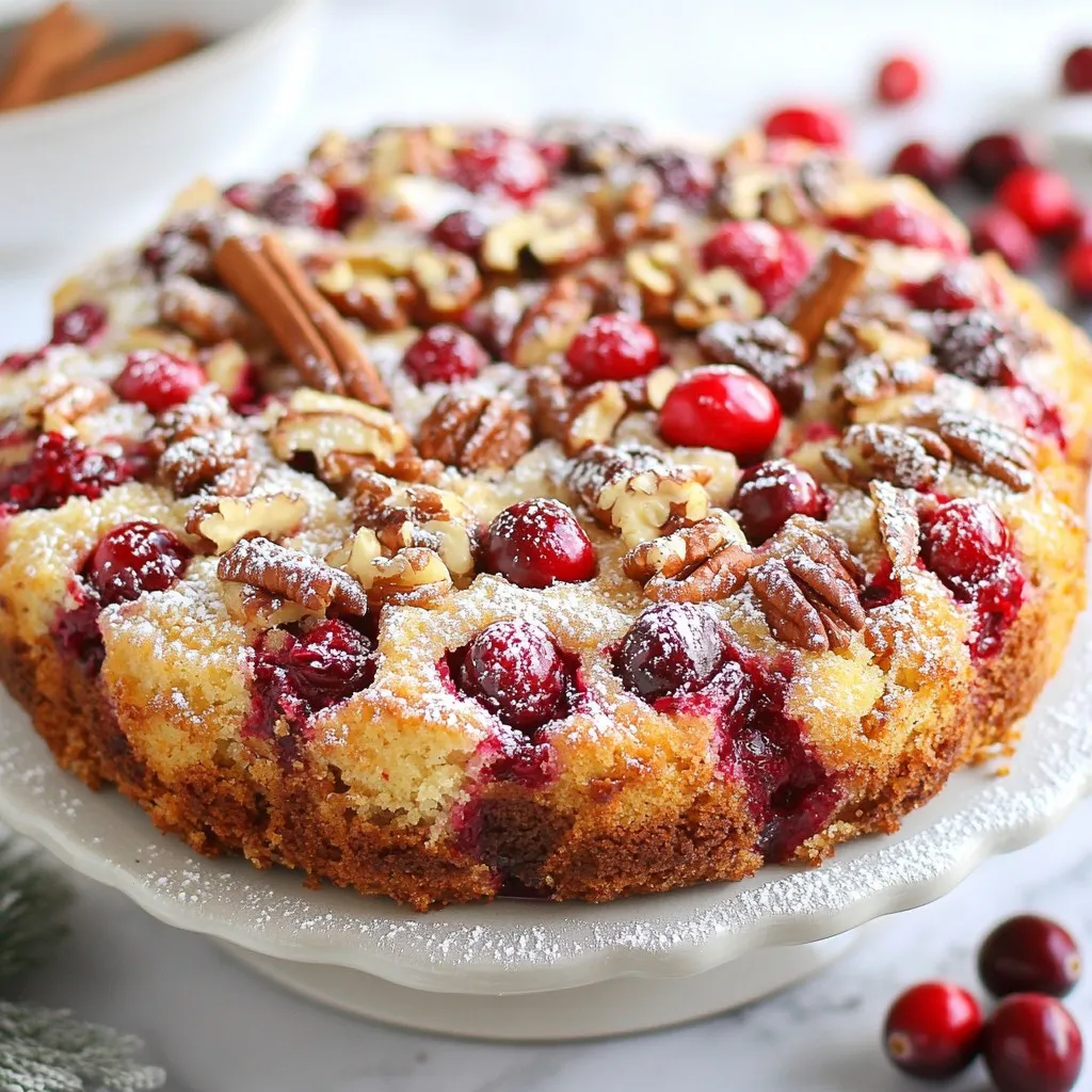 Cranberry Coffee Cake Irresistible Holiday Delight