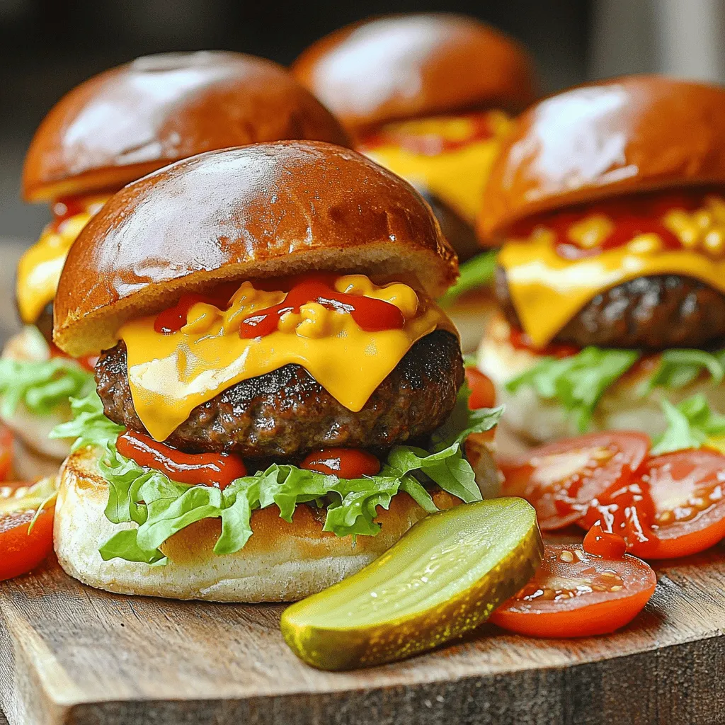 Cheeseburger Sliders Perfect for Any Gathering