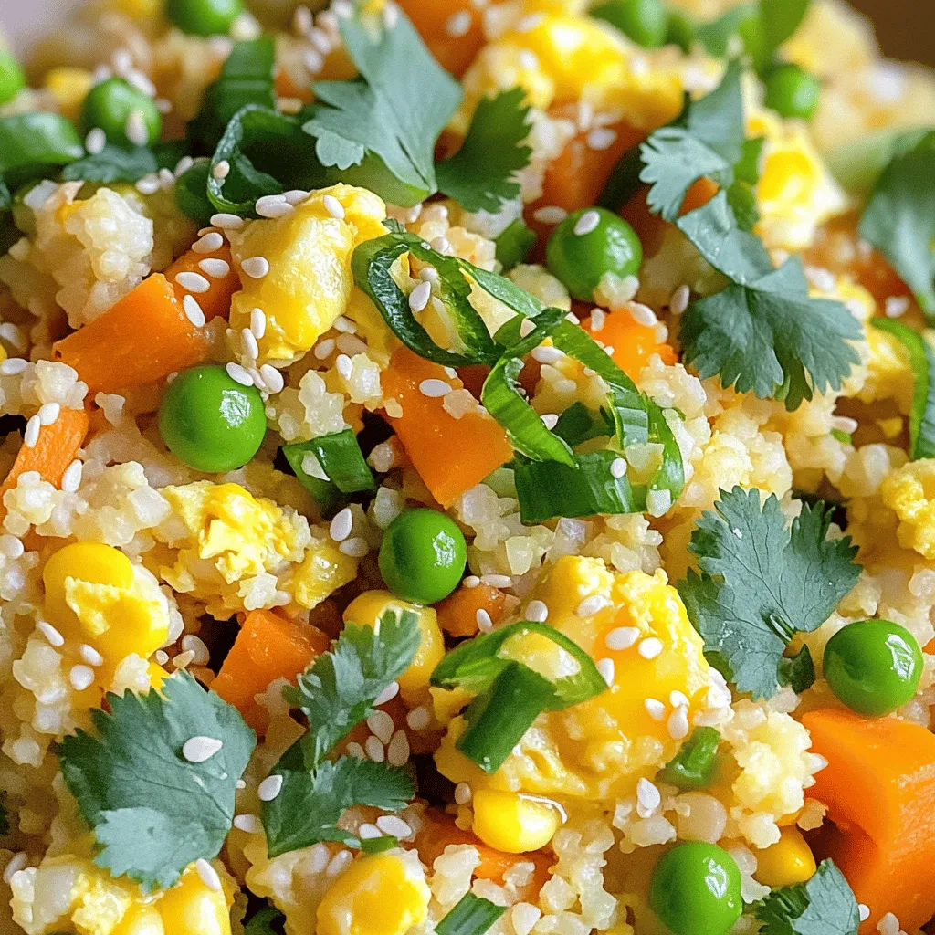 Cauliflower Fried Rice Flavorful and Satisfying Meal