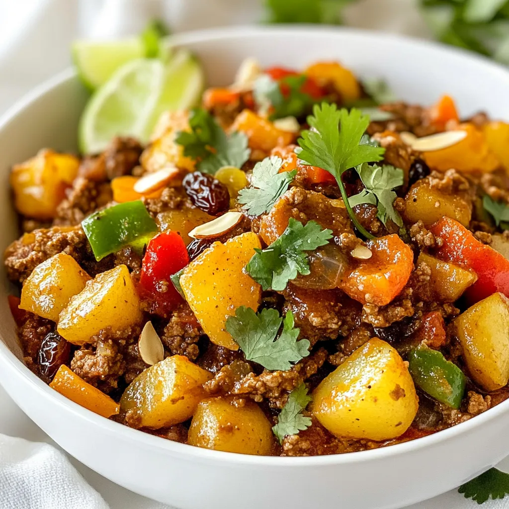 Mexican Picadillo Savory Comfort Food Delight