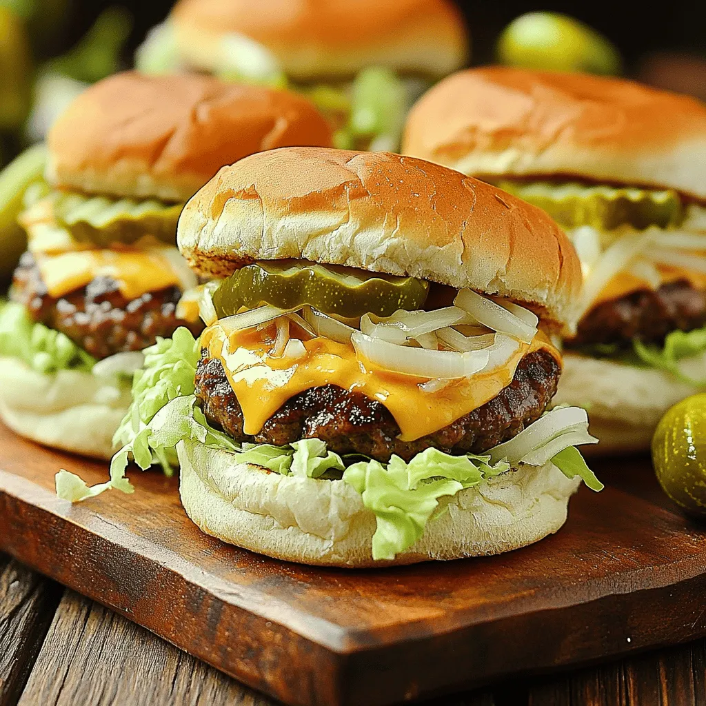 Copycat Big Mac Sliders Flavorful Comfort Food Treat