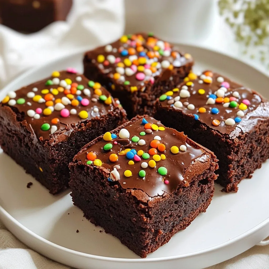 Vegan Cosmic Brownies Fudgy and Simple Recipe