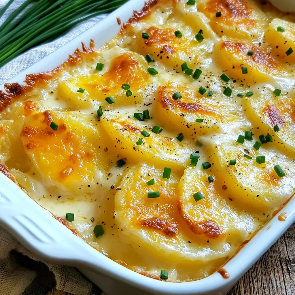 Golden Scalloped Potatoes Flavorful and Easy Recipe