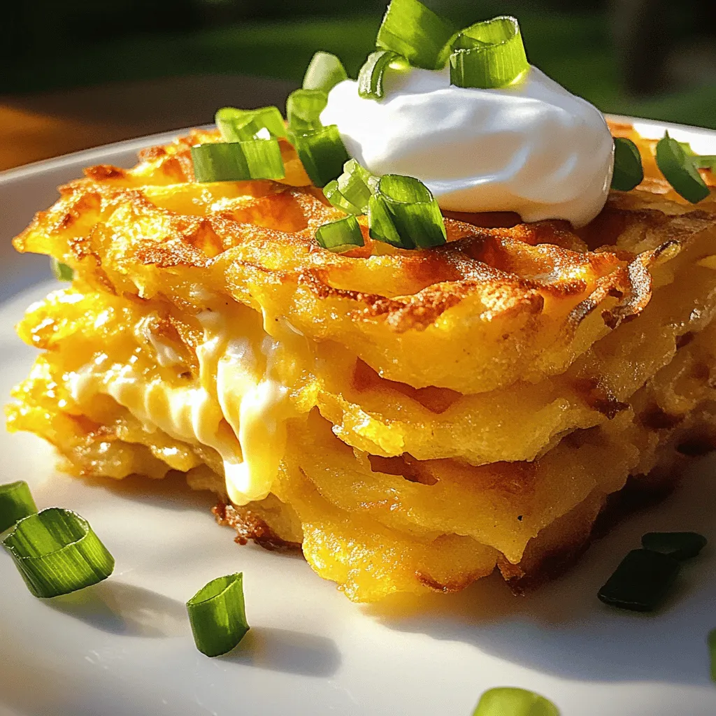 Savory Hashbrown Chaffle Simple and Tasty Recipe