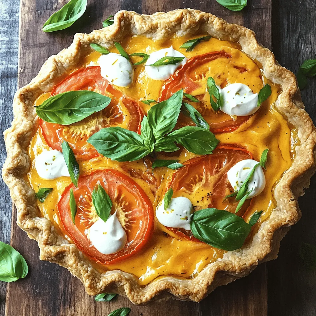 Southern Tomato Pie Flavorful and Simple Delight