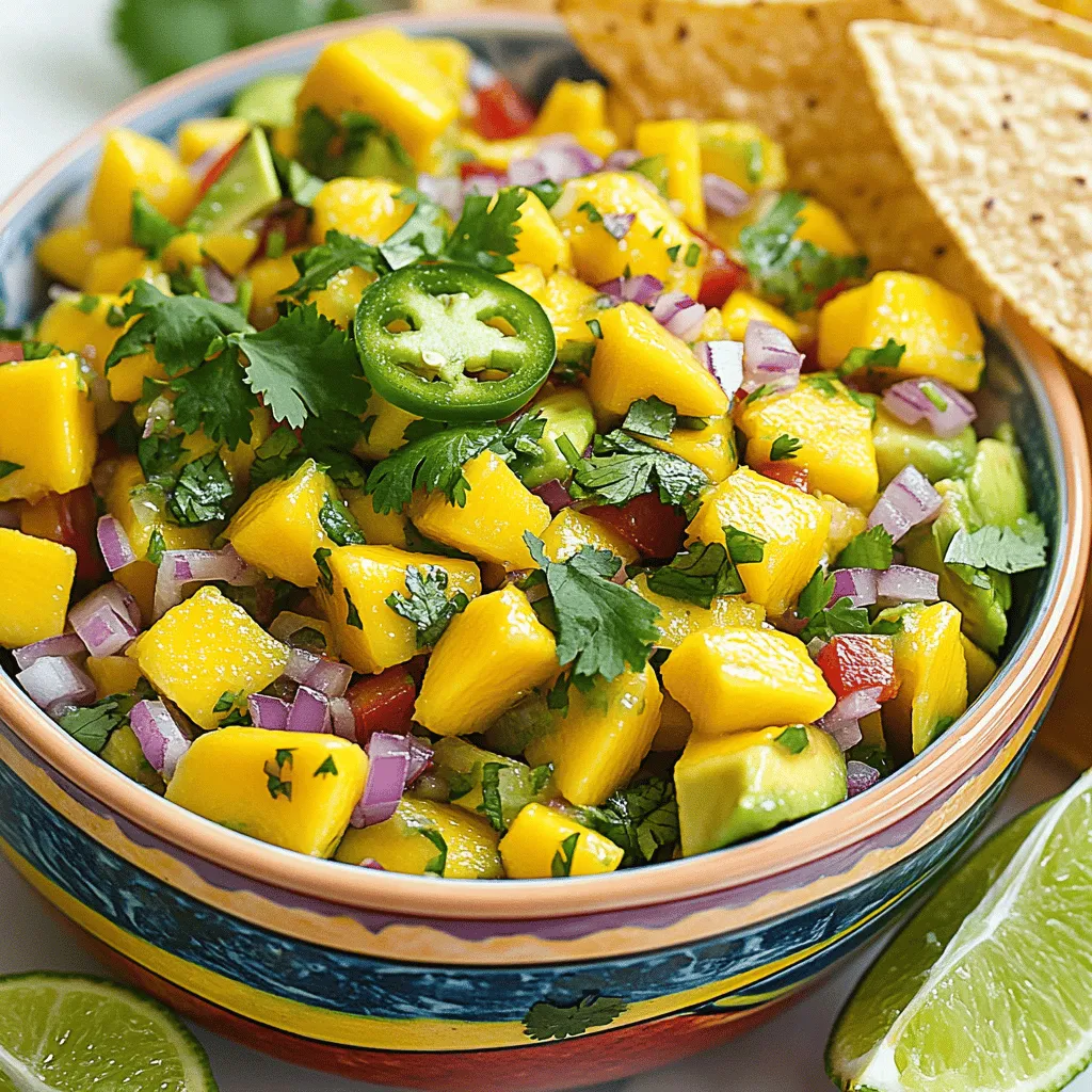 Mango Salsa with Avocado Healthy and Flavorful Twist