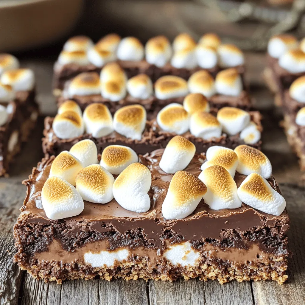 S&#8217;mores Brownie Bars Simple and Delicious Recipe