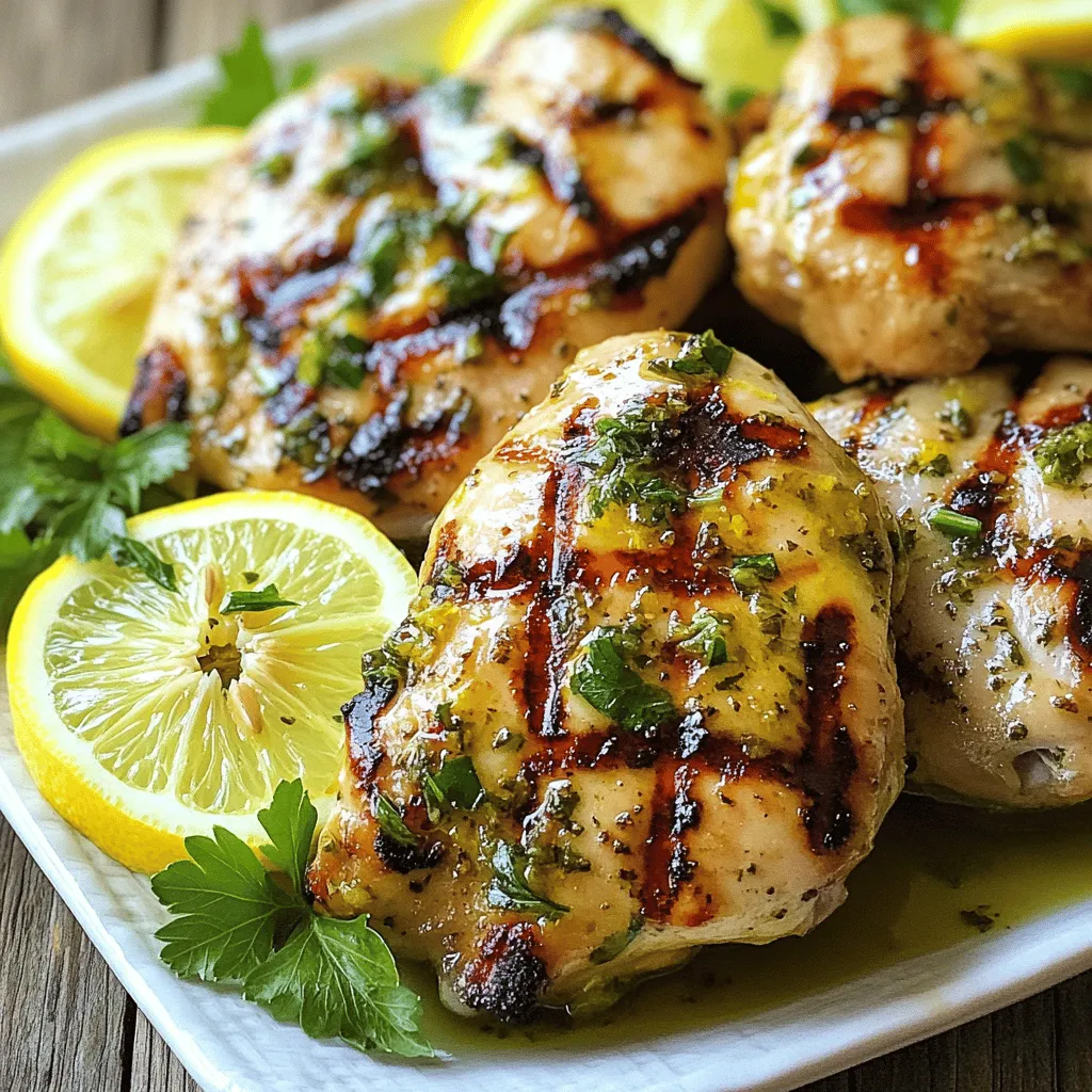 Lemon Herb Grilled Chicken Fresh and Tasty Recipe