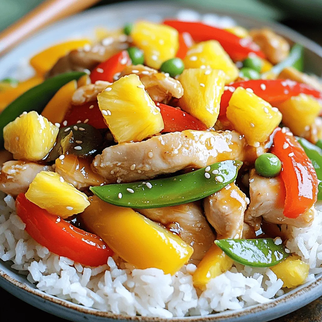 Pineapple Chicken Stir Fry with Flavorful Twist