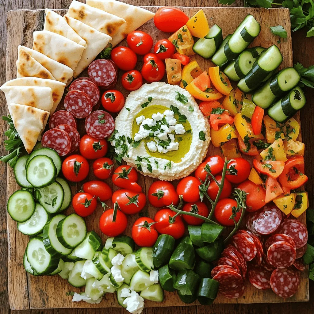 Mediterranean Brunch Board Flavorful and Fun Spread