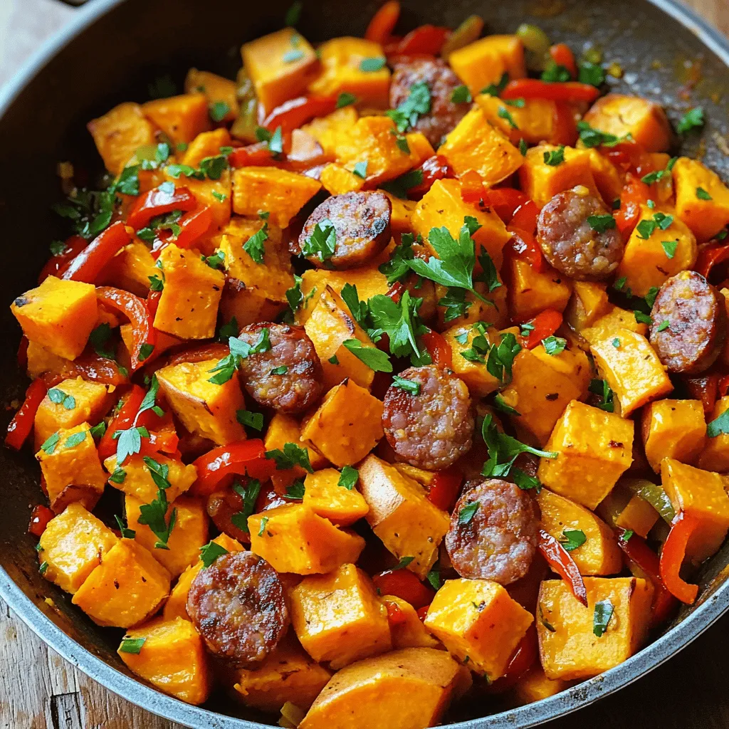 Sweet Potatoes &#038; Andouille Sausage Flavorful Dish