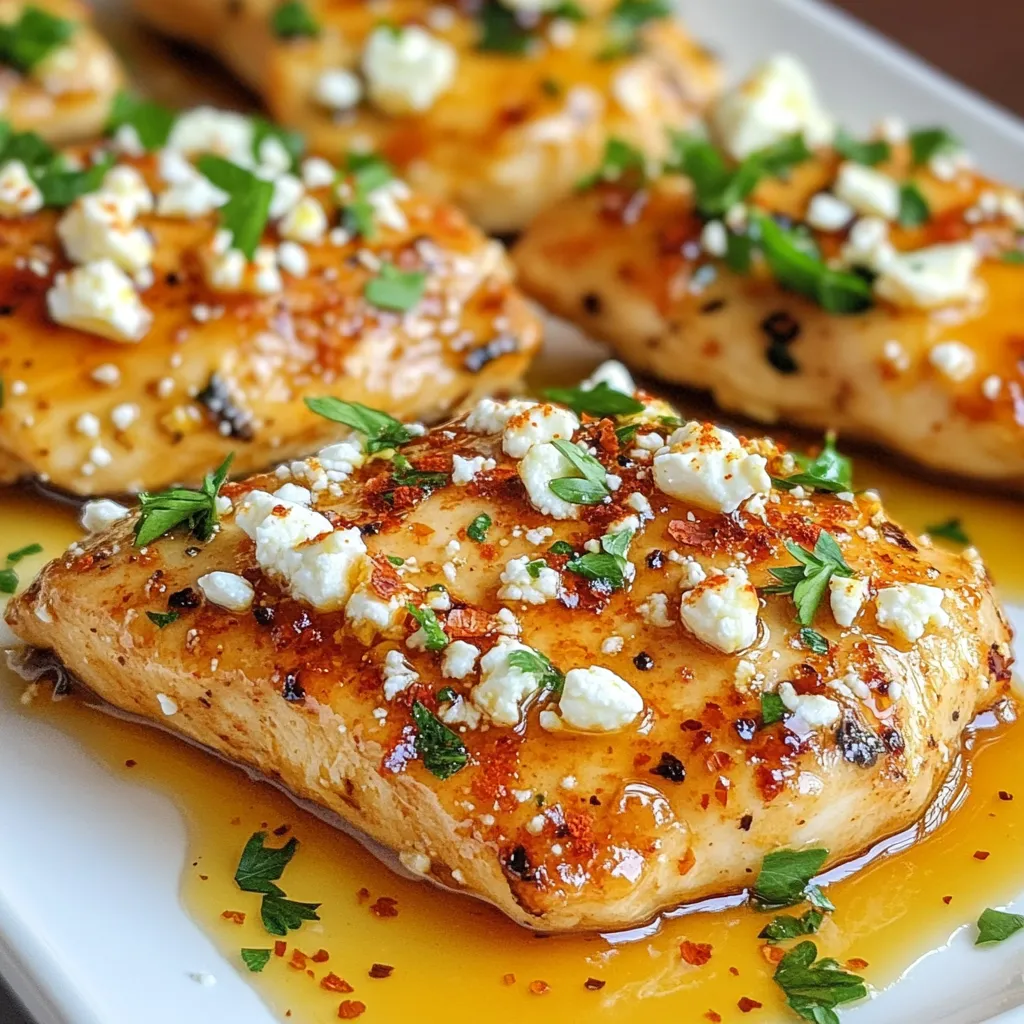 Hot Honey Feta Chicken Flavorful and Simple Dish