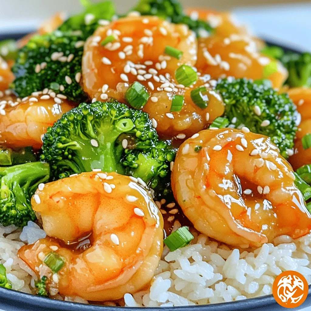 Honey Garlic Shrimp and Broccoli Savory Delight