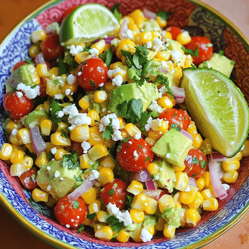 Summer Street Corn Salad Vibrant and Fresh Dish