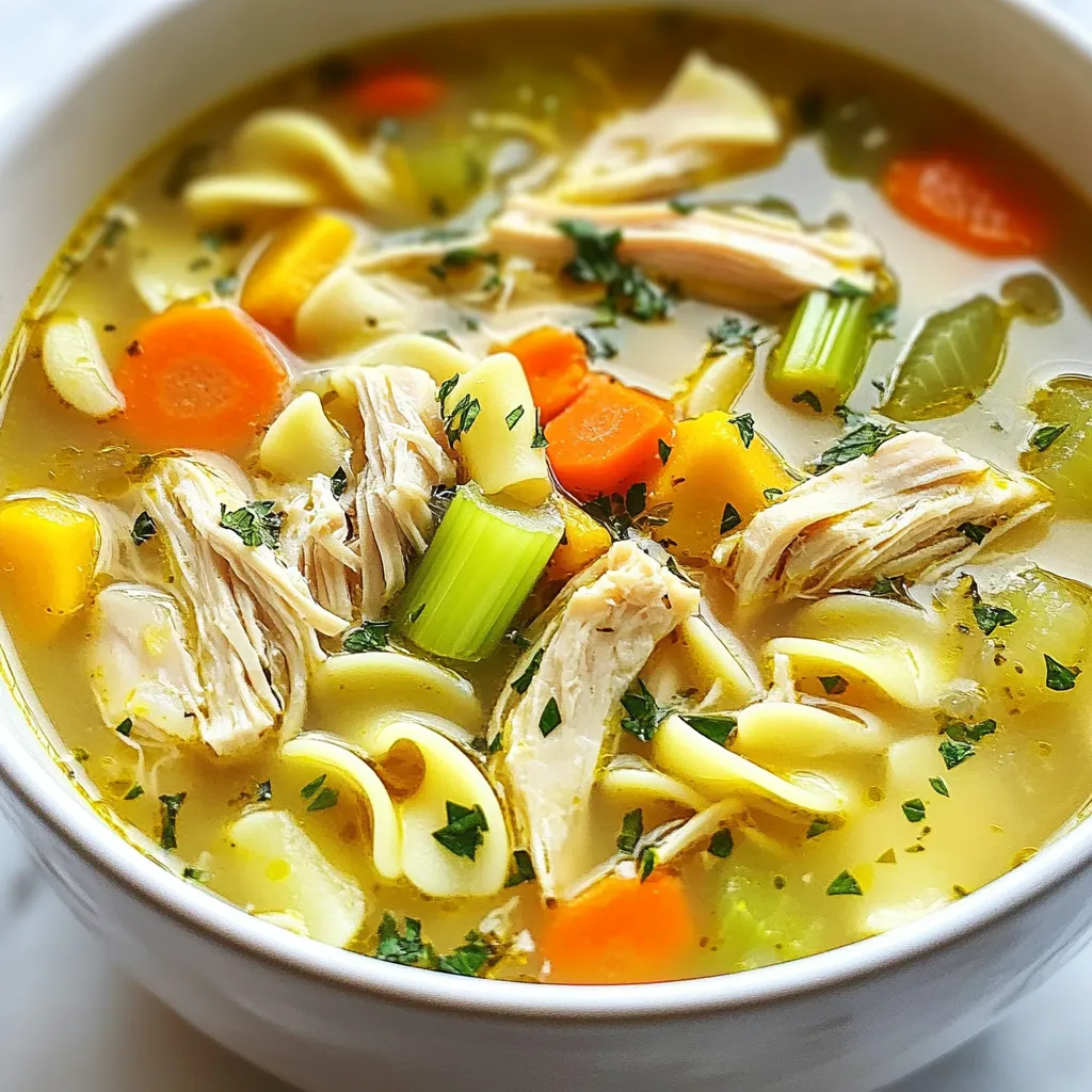 Slow Cooker Chicken Noodle Soup Easy Comfort Meal