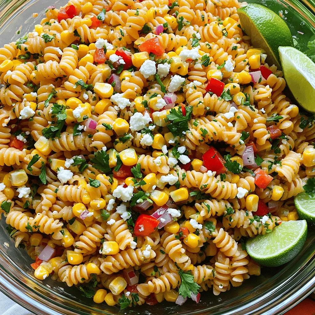 Mexican Street Corn Pasta Salad Tasty Summer Dish