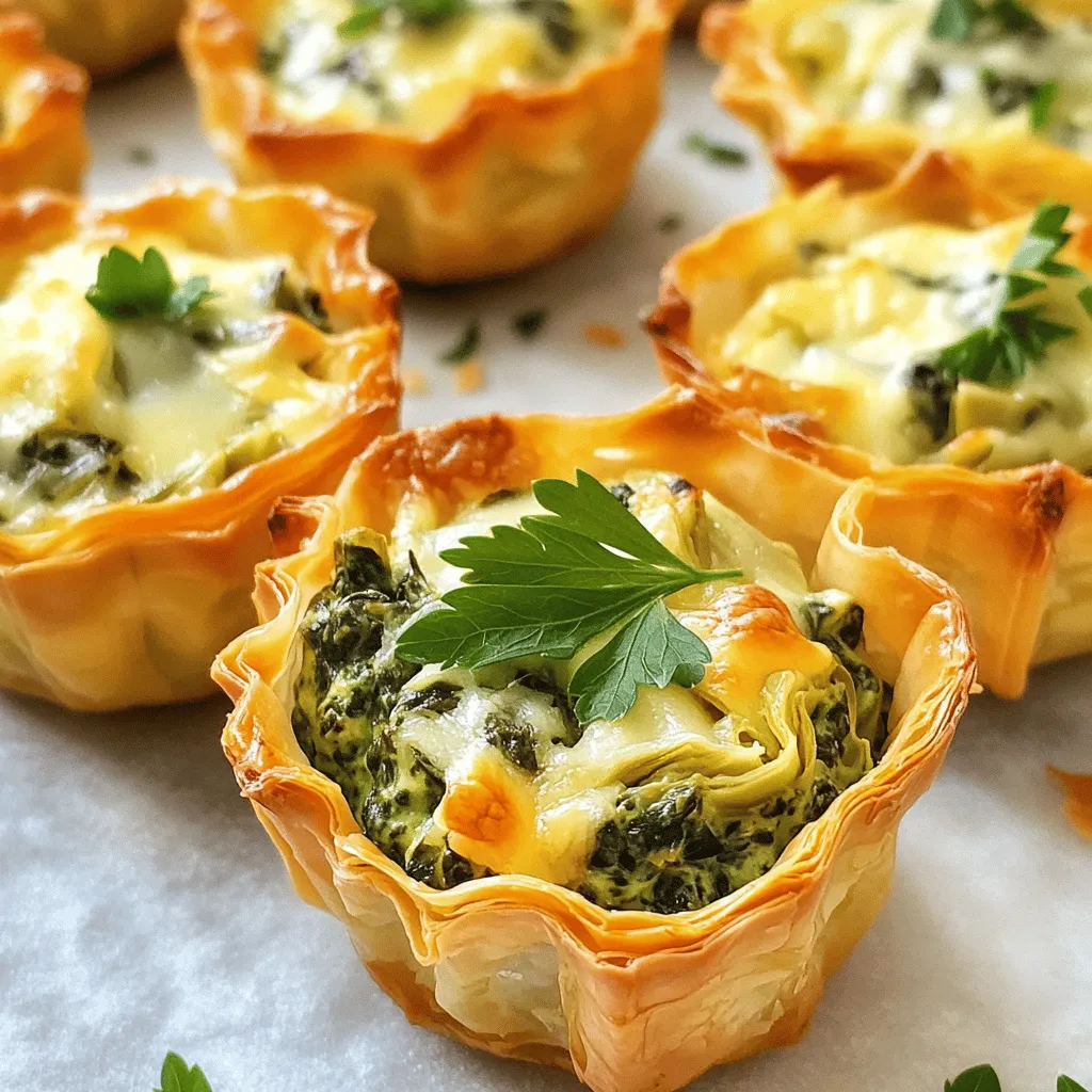 Spinach Artichoke Dip Bites Tasty and Fun Appetizer