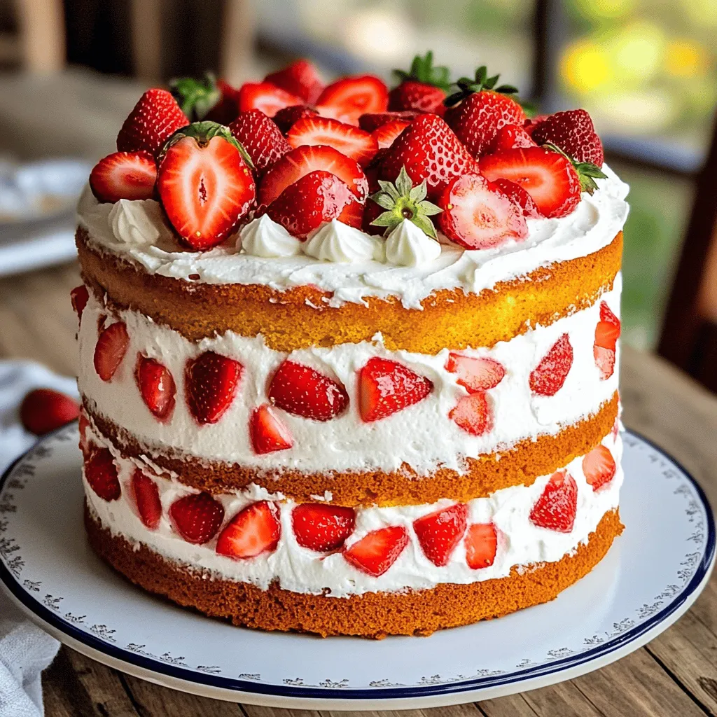 Old Fashioned Strawberry Cake Delightful and Simple Recipe