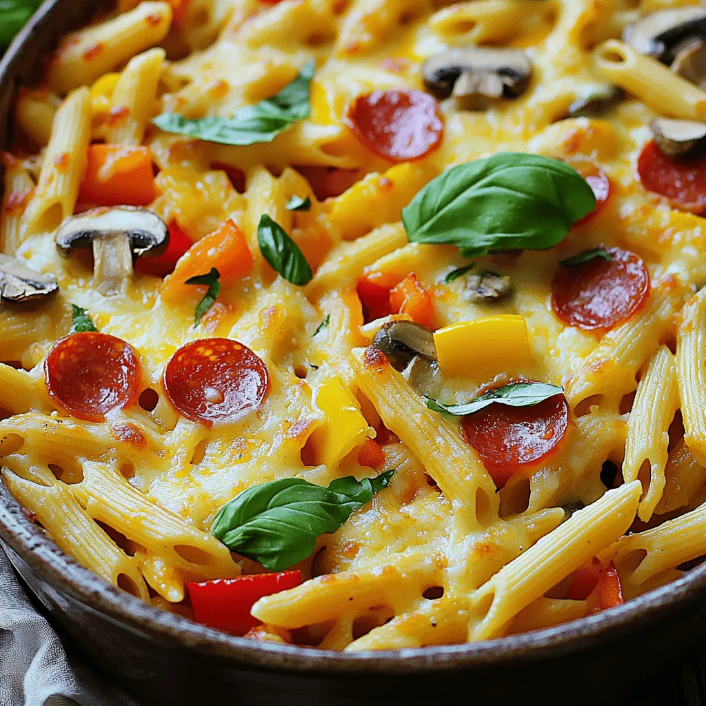 Easy Pizza Pasta Bake Flavorful Family Favorite Dish