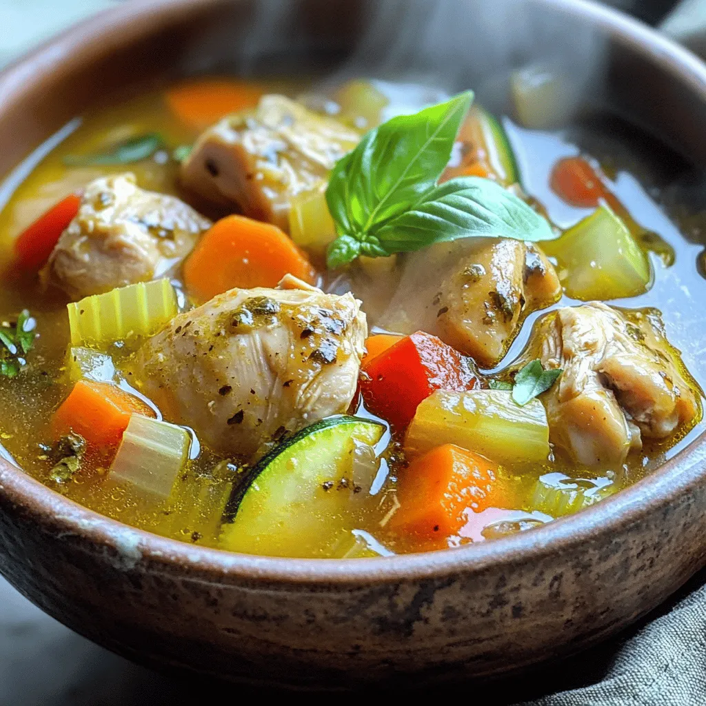 Sicilian Chicken Soup Nourishing Comfort in a Bowl