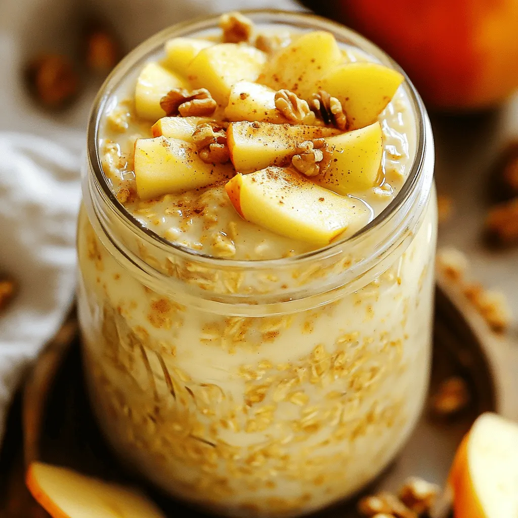 Apple Cinnamon Overnight Oats Simple and Tasty Recipe