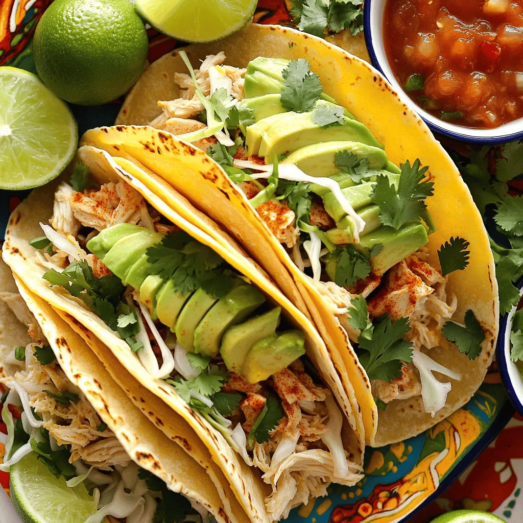 Savory Street Style Chicken Tacos Quick and Easy Recipe