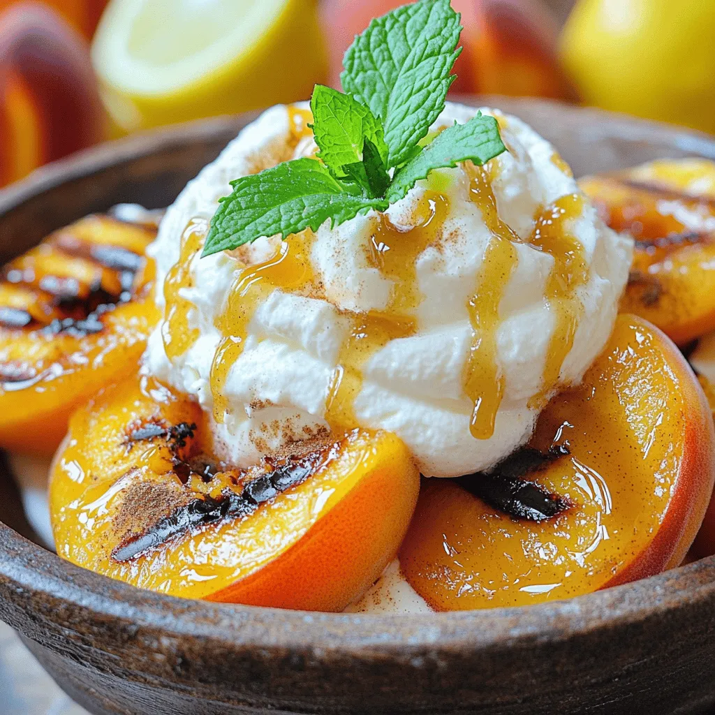 Old Fashioned Peaches and Cream Simple Dessert Delight