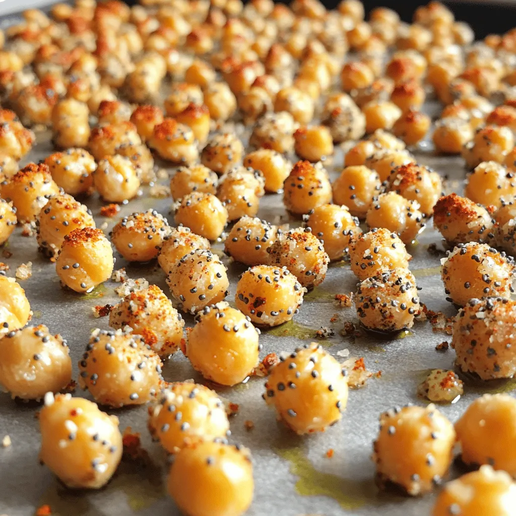 Crispy Everything Bagel Roasted Chickpeas Recipe