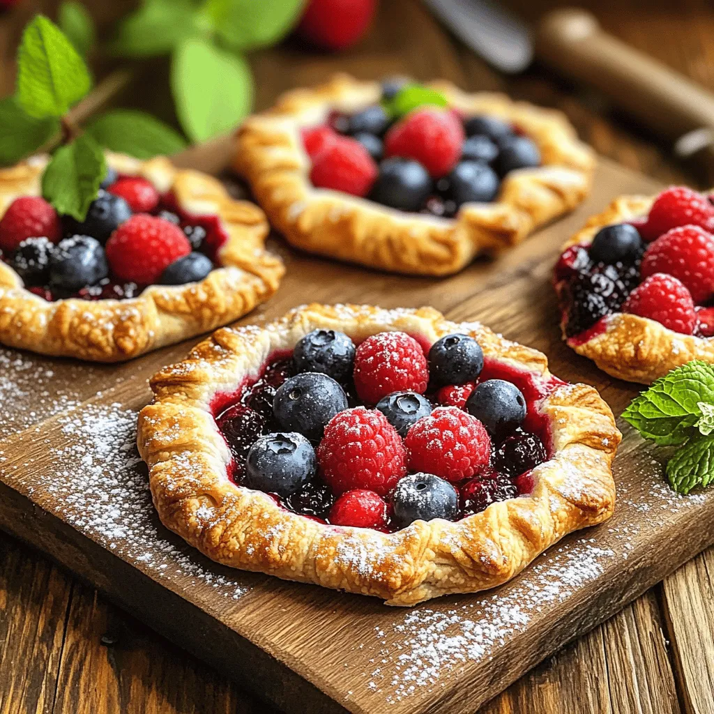 Summer Berry Mini Galettes Irresistible Dessert Treat