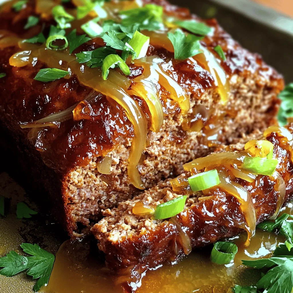 Savory French Onion Meatloaf with Simple Tips