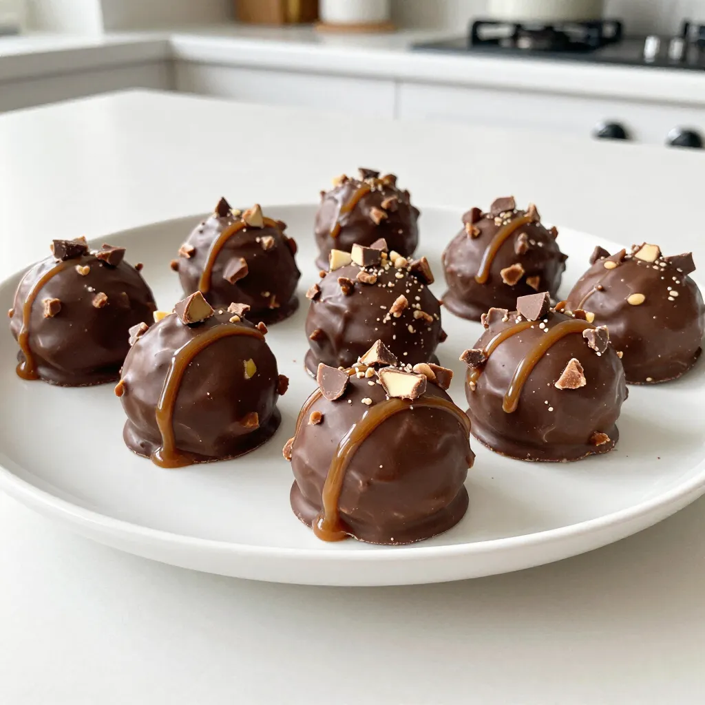 Caramel Crunch Butterfinger Truffles Irresistible Treat