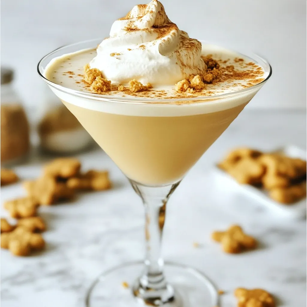 Gingerbread Martini Delightful Holiday Sip Recipe