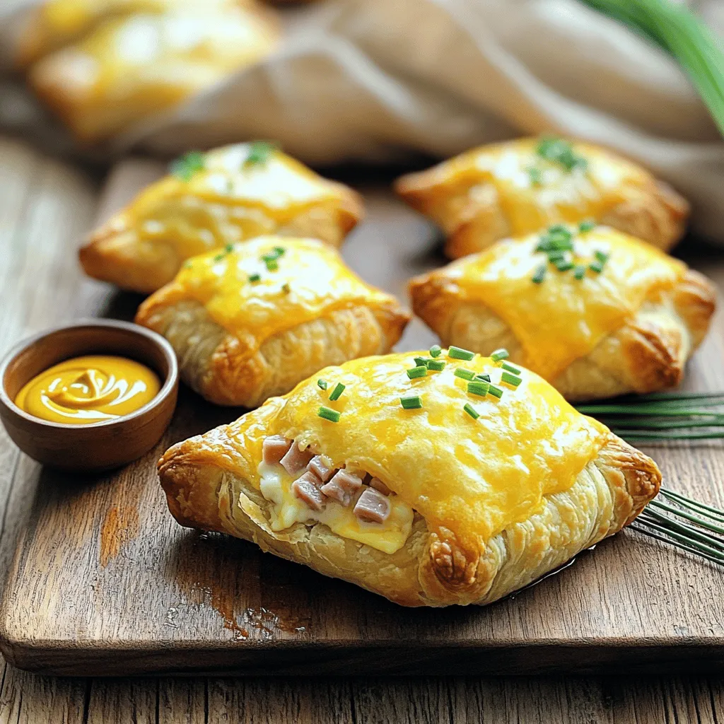 Savory Ham &#038; Cheese Puff Pastry Delight Recipe