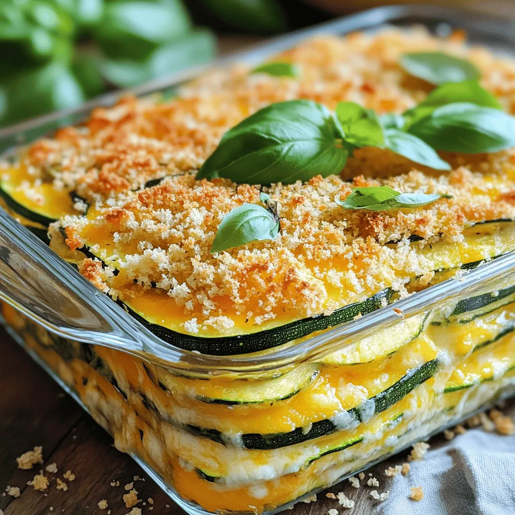 Cheesy Zucchini Casserole Tasty Comfort Food Dish