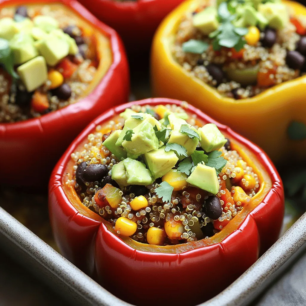 Vegan Stuffed Bell Peppers Flavorful and Nourishing Meal