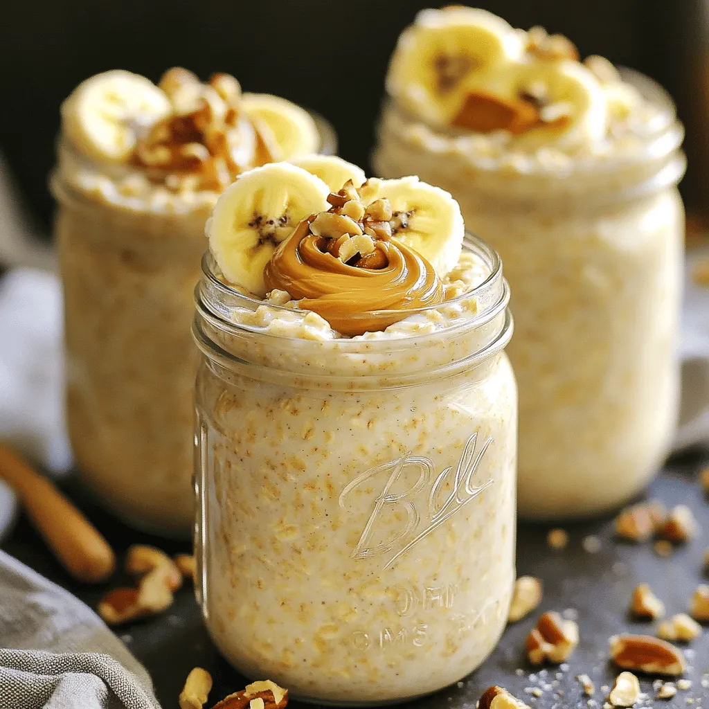 Peanut Butter Banana Overnight Oats Simple Recipe