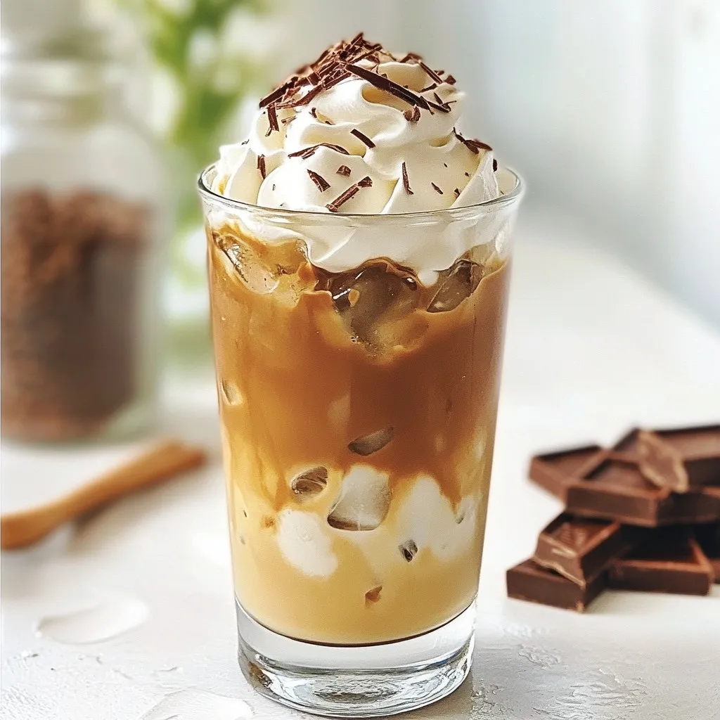 Minute Iced Mocha Latte Rich and Creamy Refreshment