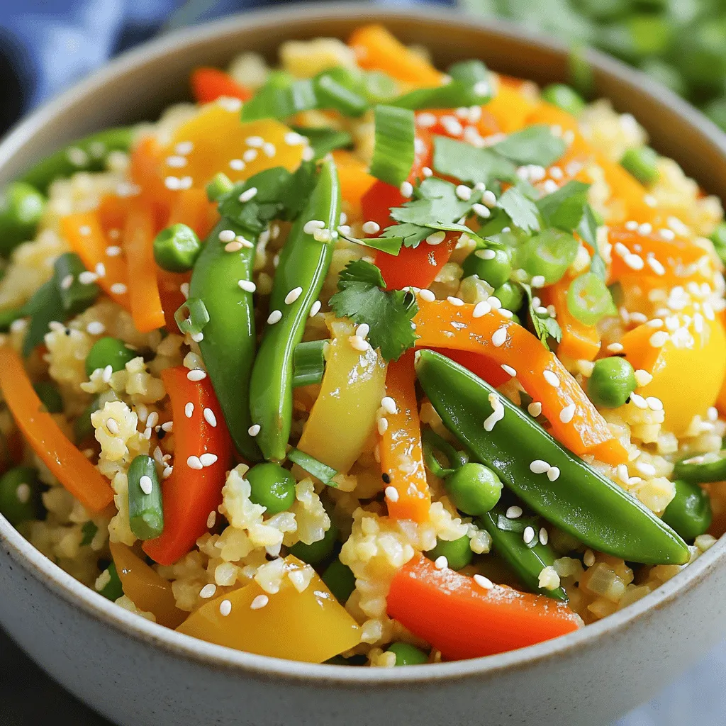 Cauliflower Rice Stir-Fry Flavorful Veggie Delight