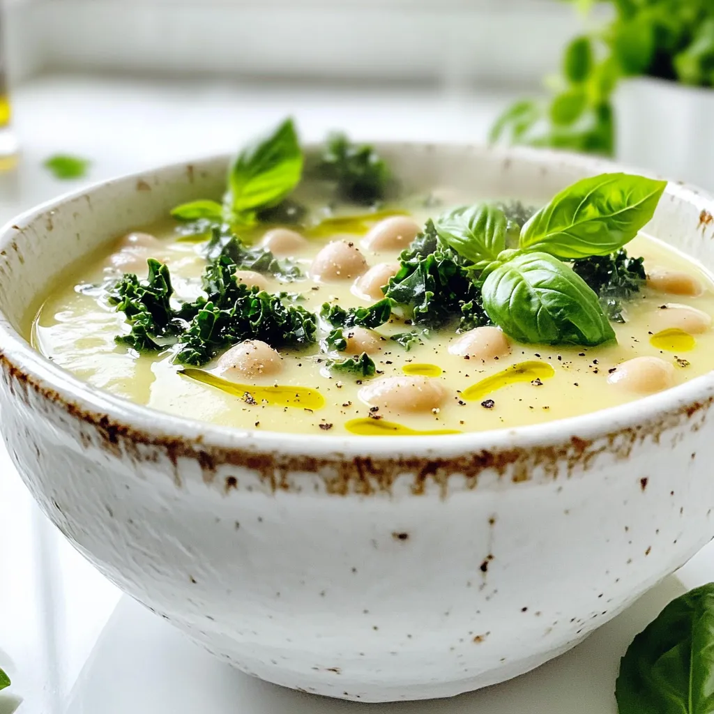Creamy Tuscan White Bean Soup Flavorful and Simple Dish