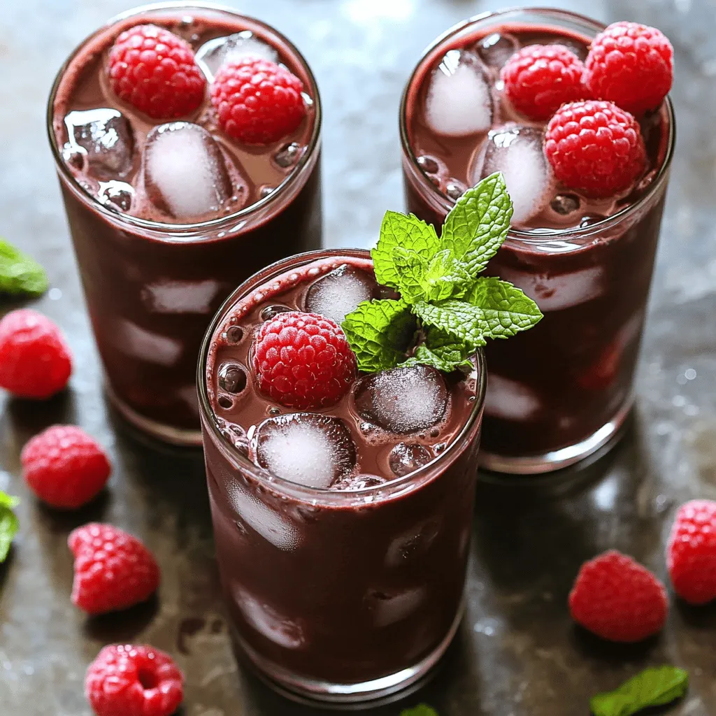 Dark Chocolate Raspberry Refresher Simple and Tasty Drink